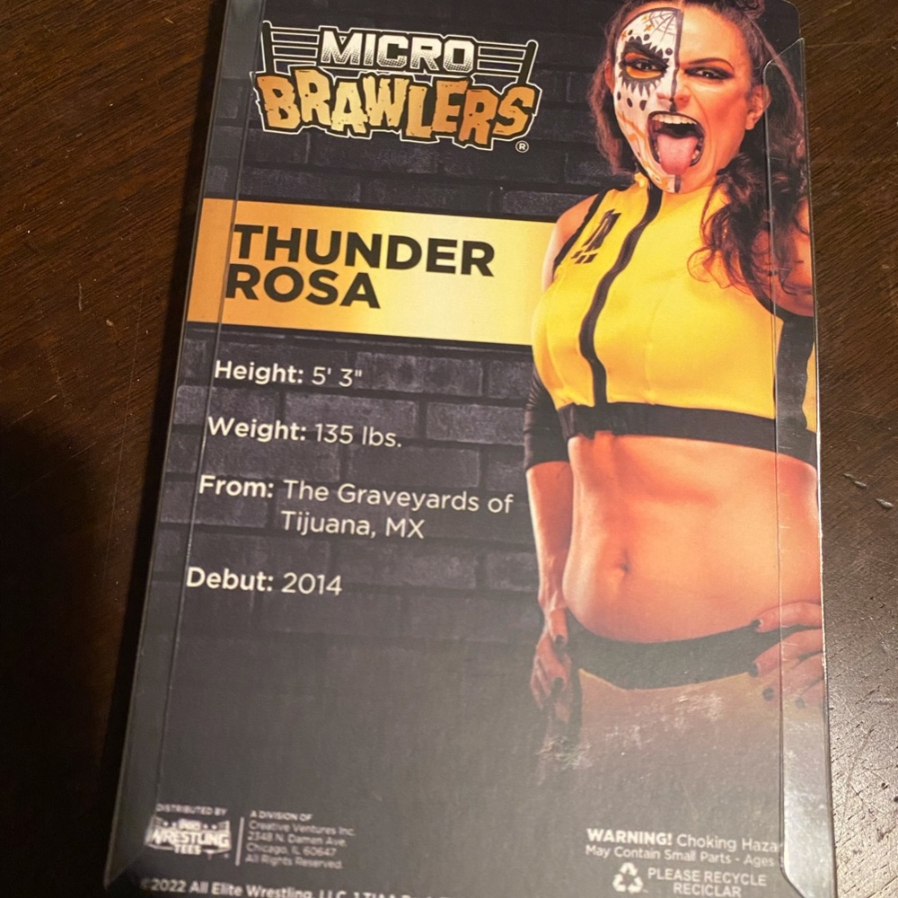 AEW Thunder Rosa Micro brawler - Picture 2 of 2